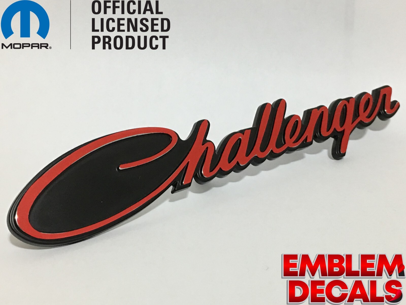 Dodge Challenger 70’s Script Grill Emblem Decal 15 16 17 18 19 2020 2021 2022 23
