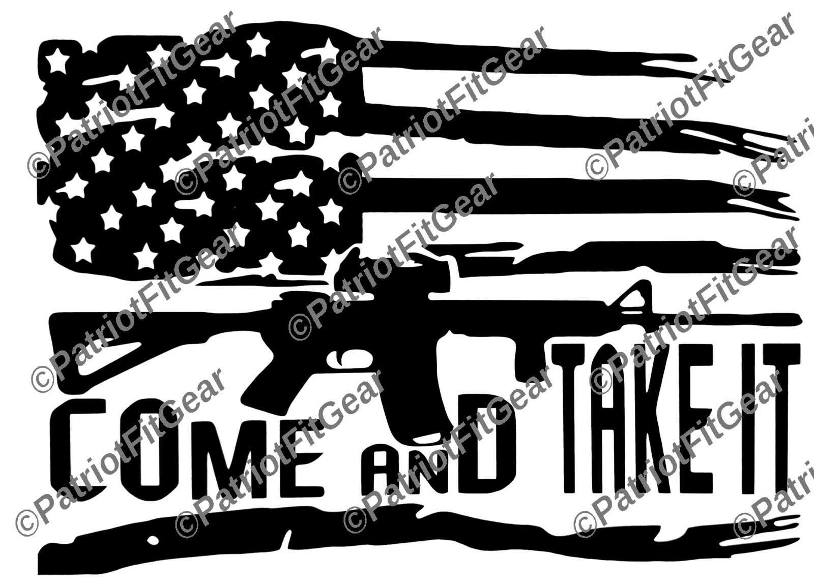 Molon Labe,Come And Take It,12″x8.5″,2nd Amendment,Gun Rights,Flag,Vinyl Decal
