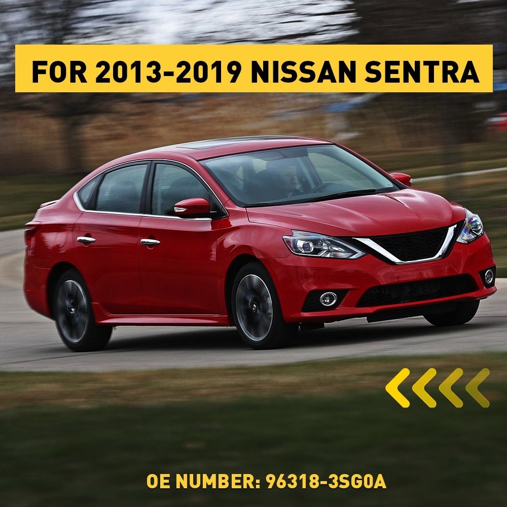 Front Right Side Fender Trim/Mirror Finisher For Nissan Sentra 13-19 9631 D