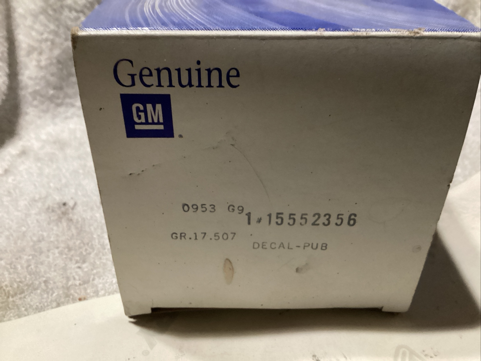 NOS 1988-2000 Chevrolet GMC Pick Up Box Bed 4×4 Decal Sticker 15552356 OEM NEW