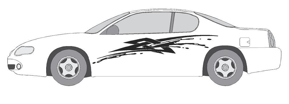 VINYL GRAPHIC #A1169 DECAL VEHICLE CAR TRUCK CROSS OVER SUV VAN SEMI MODERN AUTO