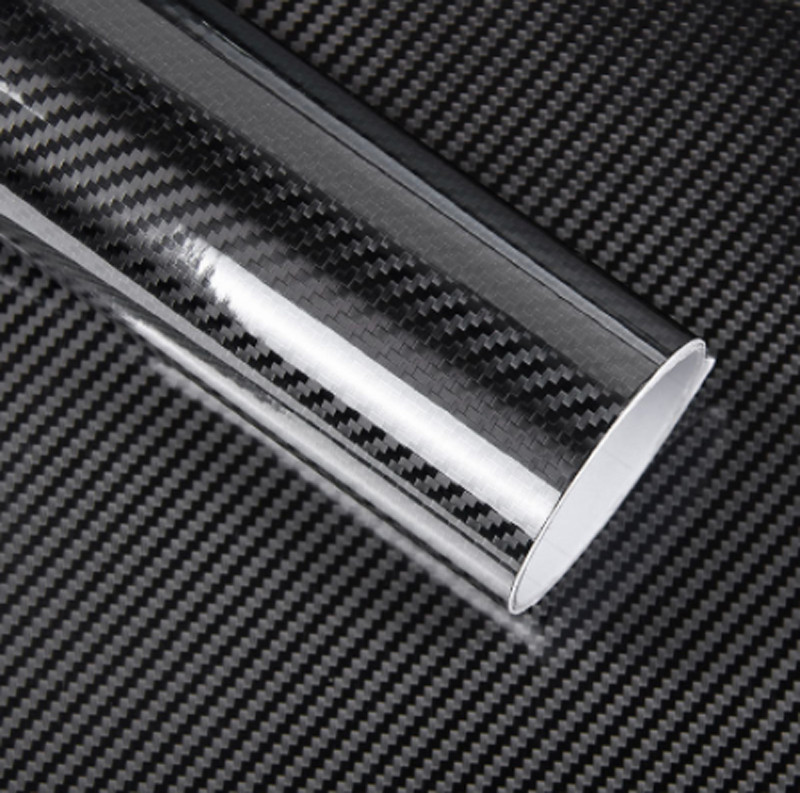 US Waterproof Carbon Fiber Vinyl Car Wrap Sheet Roll Film Sticker Decal Paper