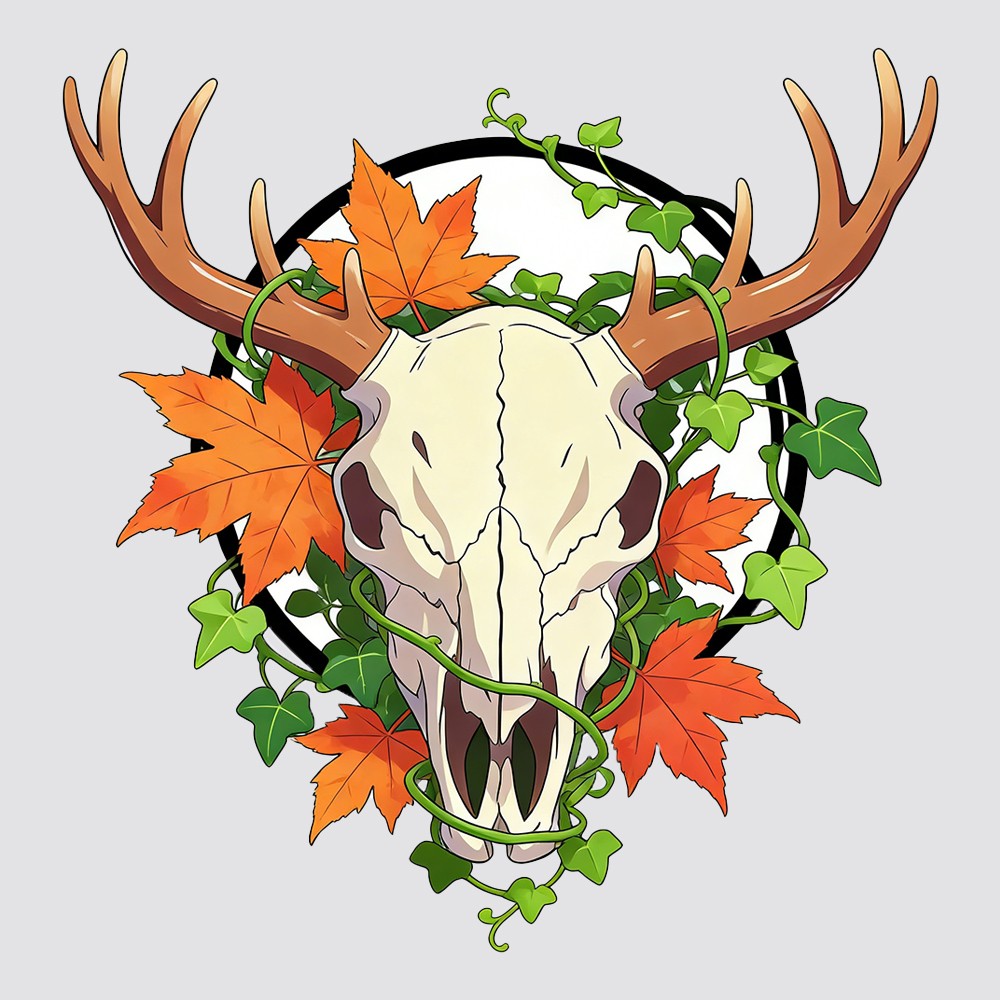 Animal Skull Stickers Vinyl Waterproof Customizable for Window Laptop Motorcycle