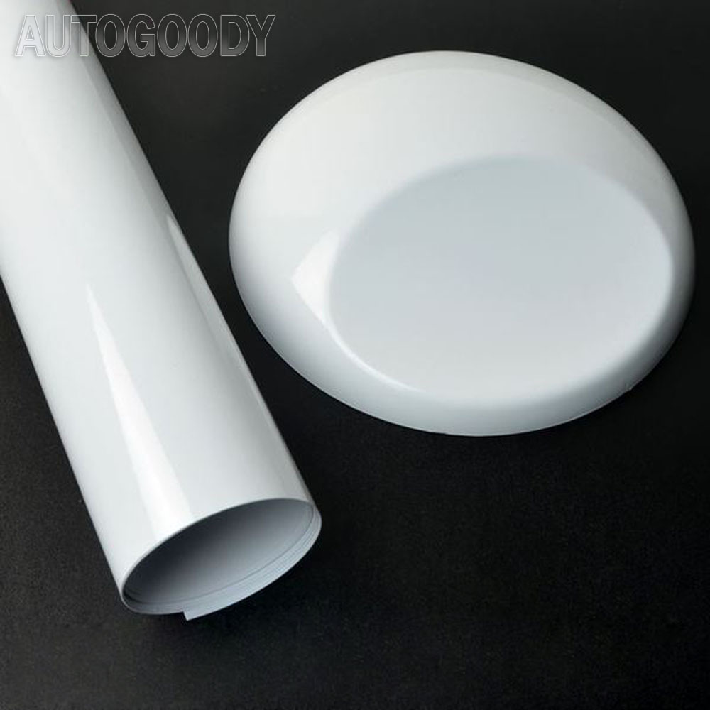 60″ x 60″ Gloss White Vinyl Film Wrap Sticker Decal Air Bubble Free 5ft x 5ft