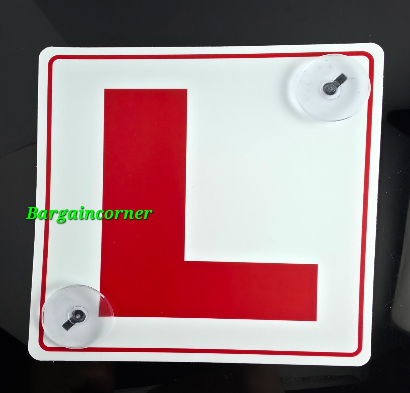 L & P PLATE SIGN New & Pass Driver Sign L Plate Advisory Sign With Suction Cup
