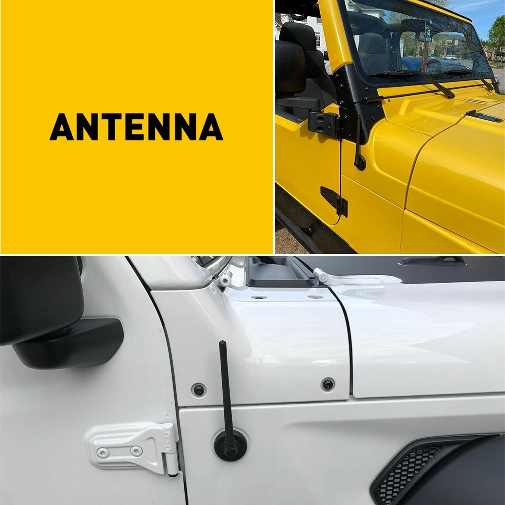 7″ Universal Car Antenna Radio AM/FM Antena Roof Mast Long Whip style For M