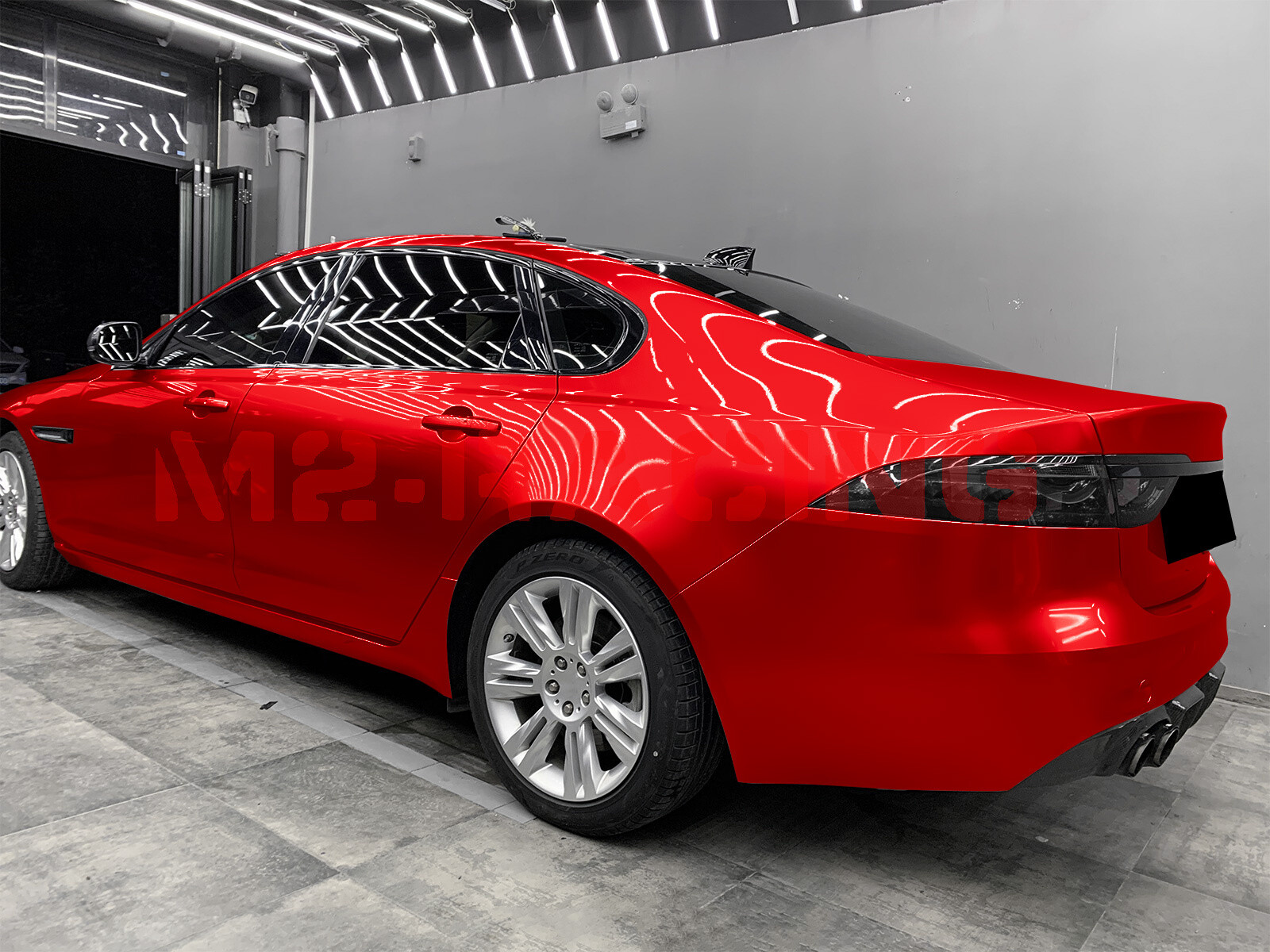 Premium Gloss Metallic Red High Glossy Sticker Decal Vinyl Wrap Air Release