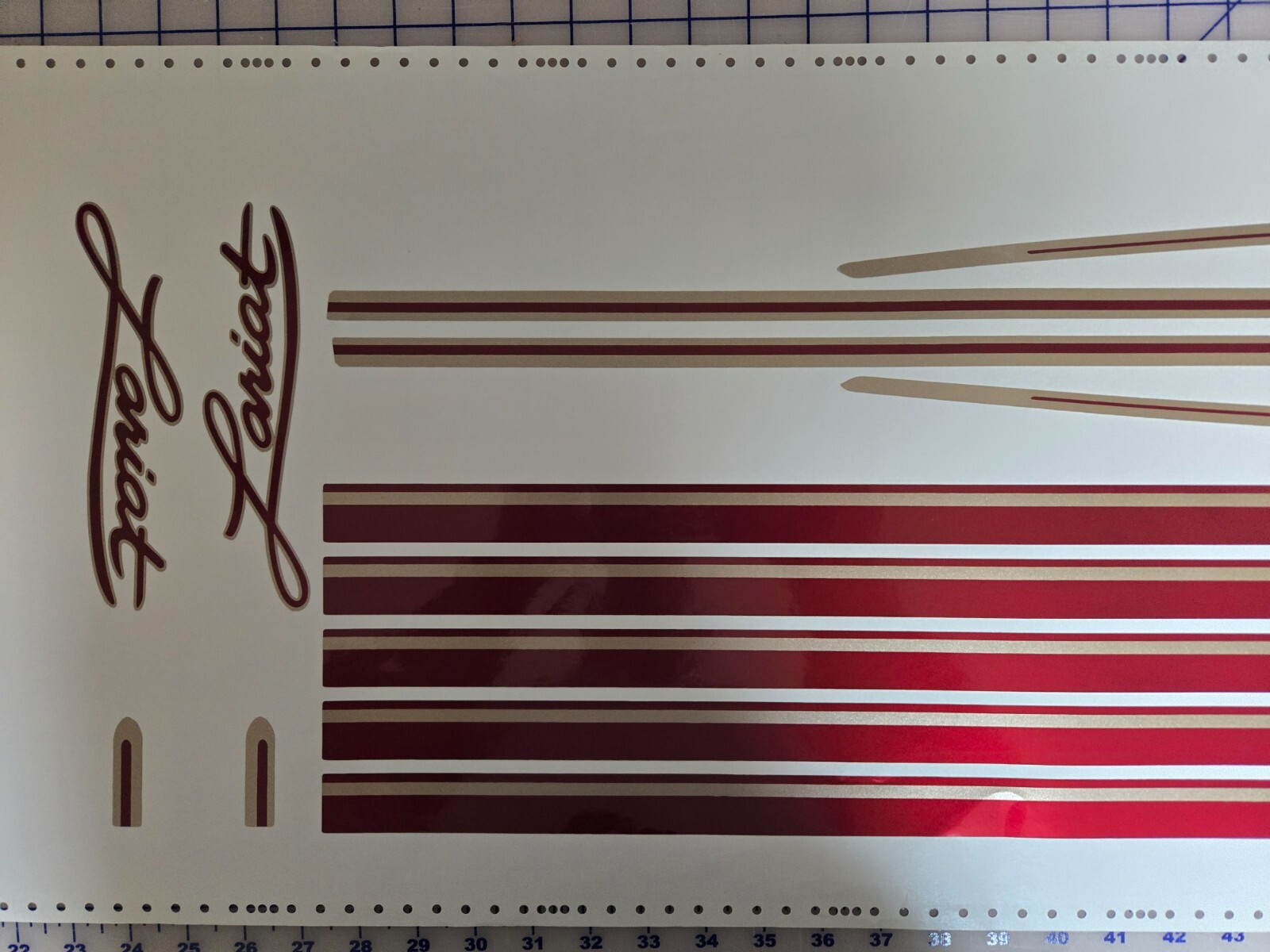 CUSTOM Lariat Stripe Kit fits 2000 F150 Extended or Crew Cab Upper/Lower