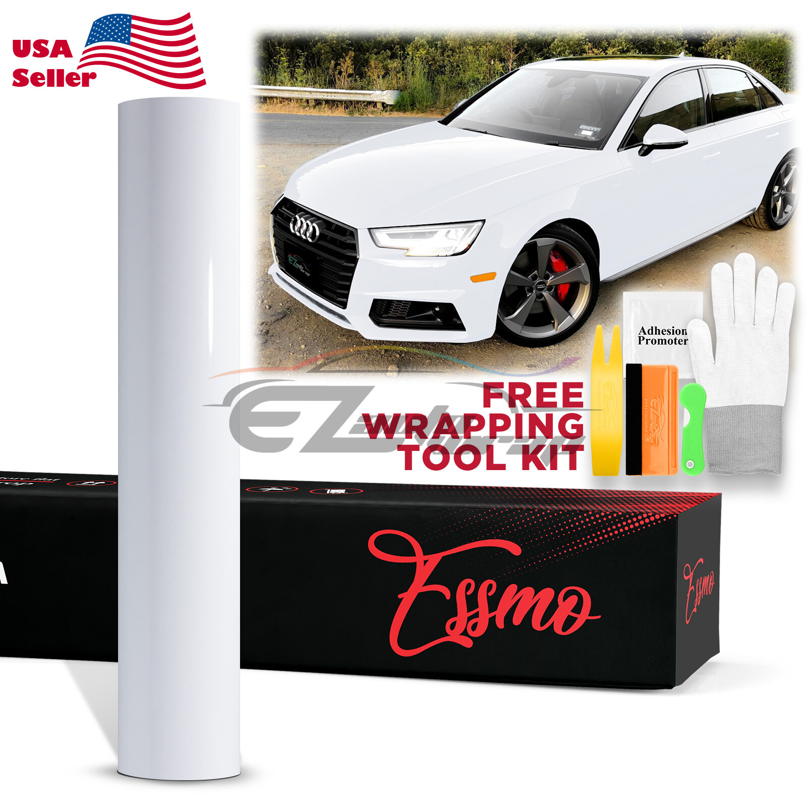 PPF Paint Protection Film Gloss Piano White Invisible Scratches Shield Wrap TPU