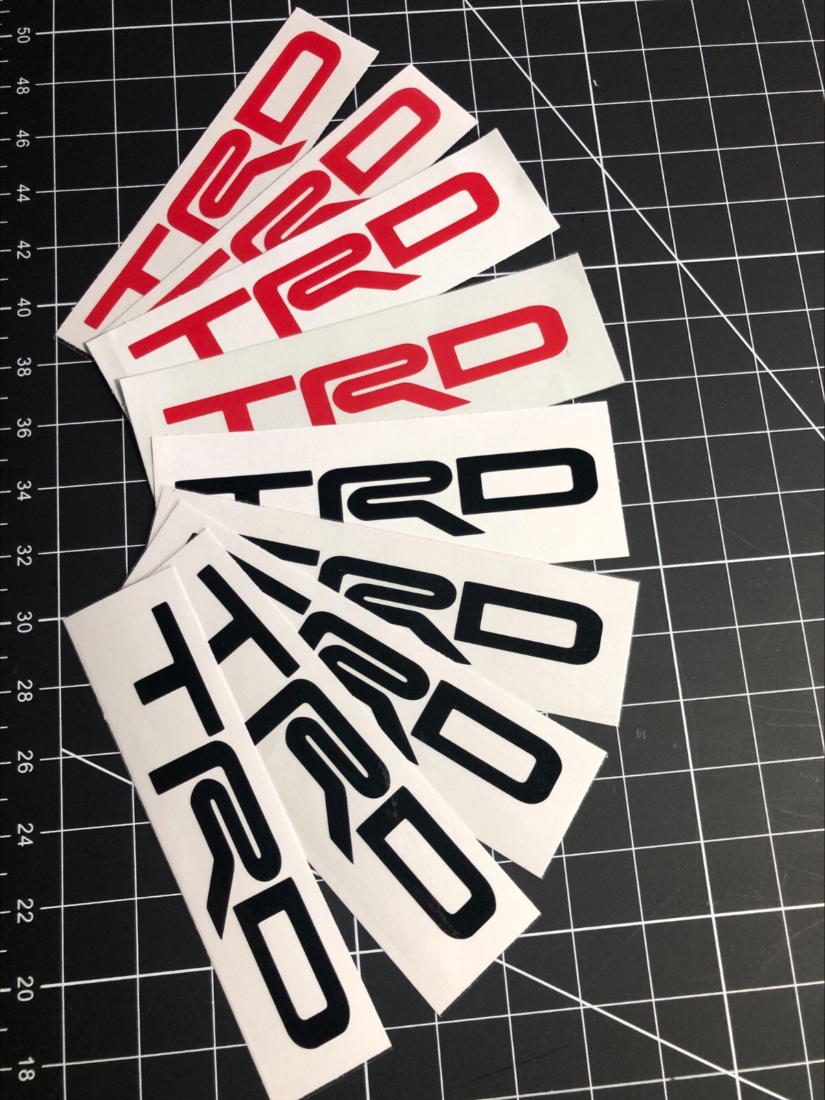 TRD Vinyl Decal for Toyota Truck Tacoma Tundra 4runner Camry Rav4 Window Sticker