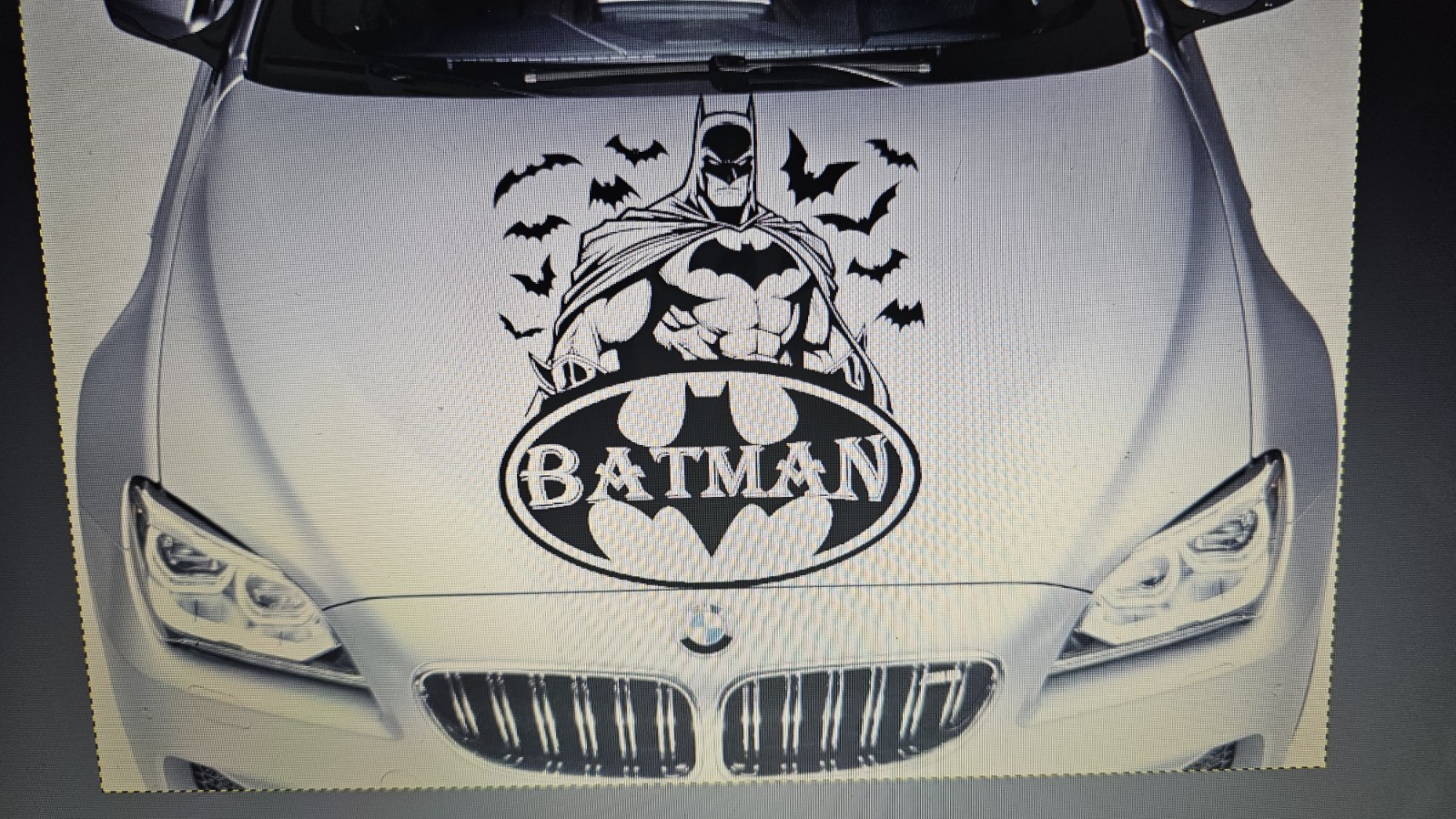 BATMAN GRAPHIC VINYL HOOD/SIDE VINYL CAR TRUCK DECAL