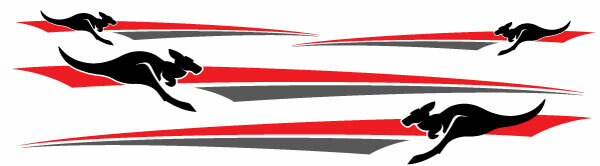 2m Vehicle Stripes Kangaroo Vehicle Boat RV Campervan Caravan Motorhome