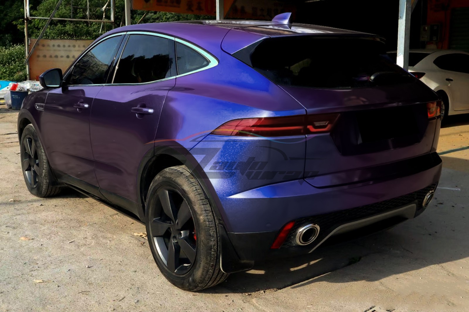 Galaxy Dust Gloss Purple Blue Metallic Car Sticker Decal Vinyl Wrap Sheet Film