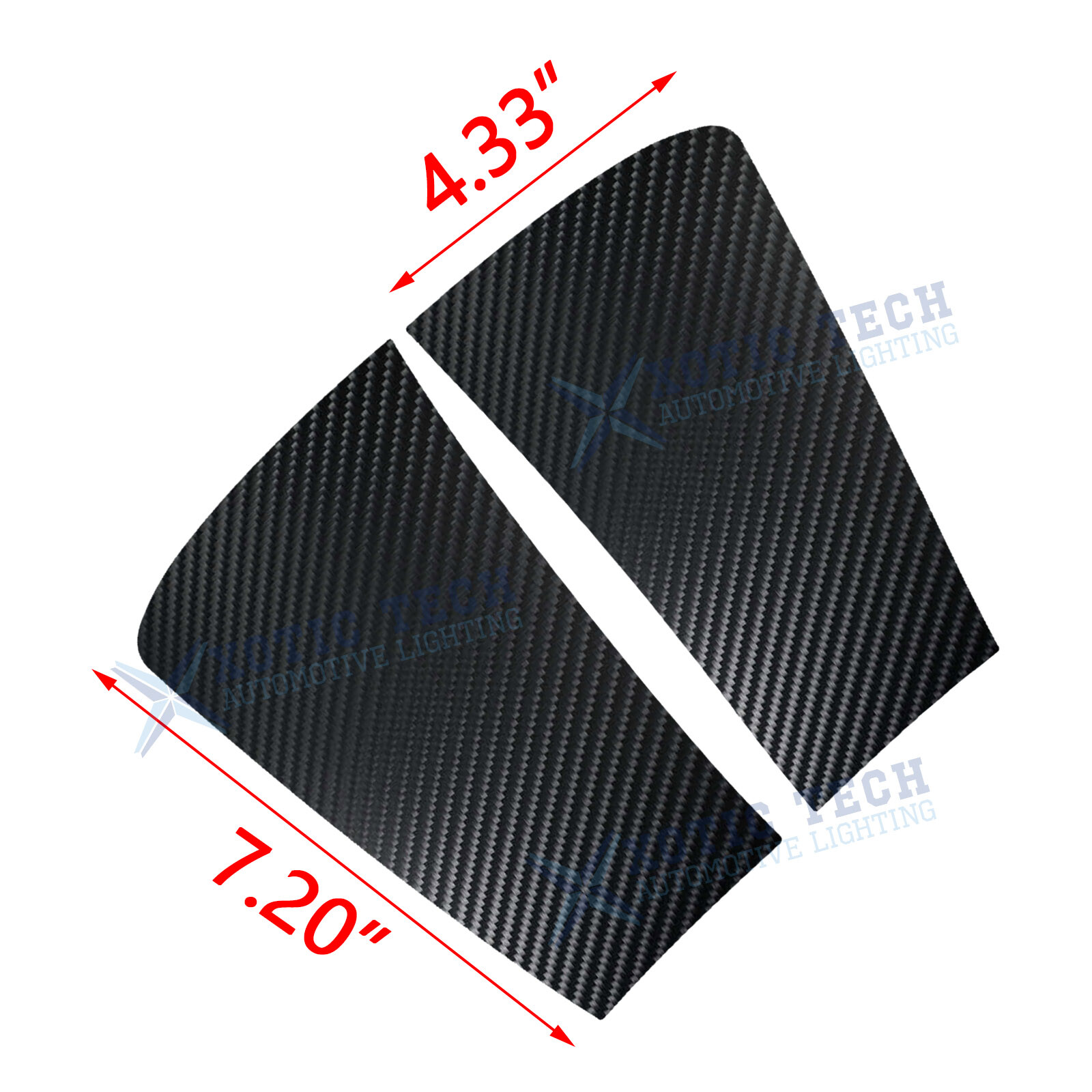 2Pcs Side Fender Upper Air Flow Vent KK Vinyl Decal Left & Right For Subaru WRX