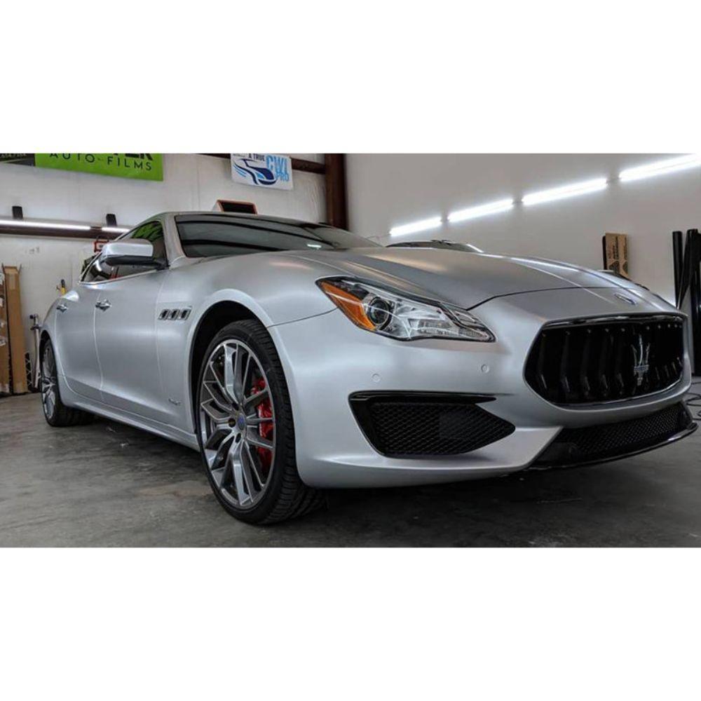 Avery Dennison SW900 Supreme Satin Silver Metallic Vinyl Car Wrap Film | 805-M