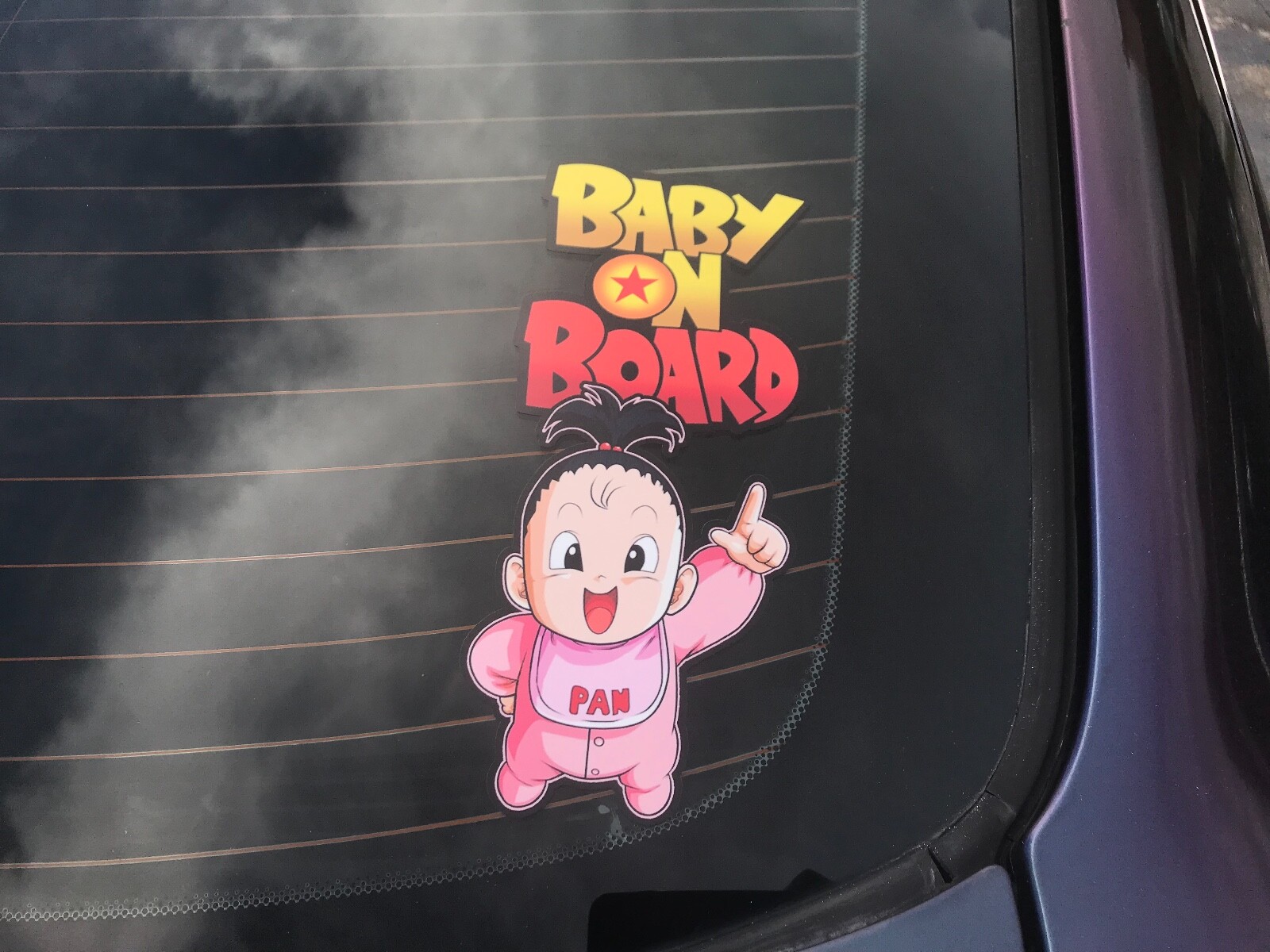 PAN Baby Dragonball Z Baby on Board Bumper Sticker Bumper Sticker Decal