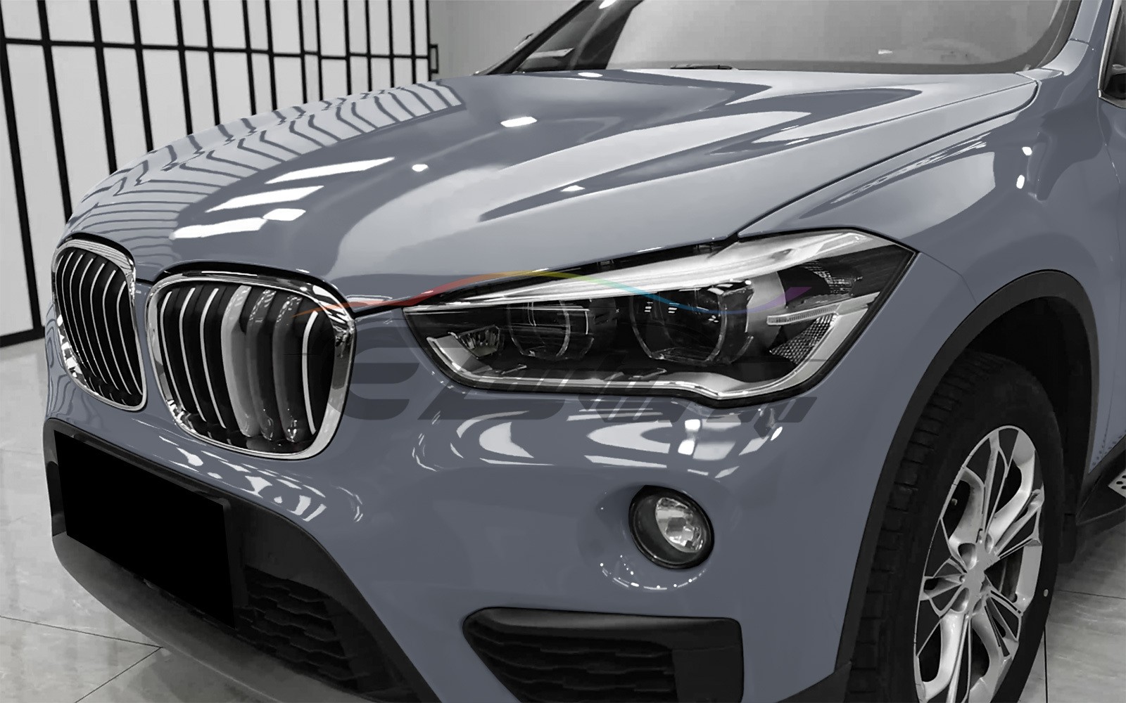 1FTx5FT PPF Paint Protection Film Gloss Gunmetal Gray Invisible Scratches Shield