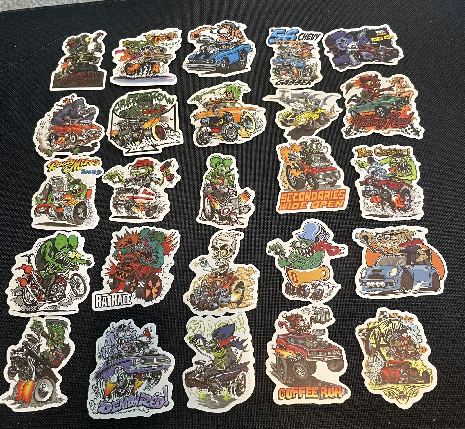 Rat Fink Demon Stickers