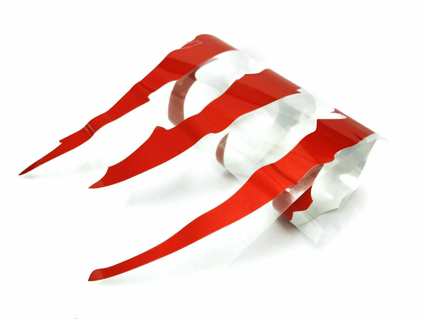 Red Scratch Claw Vinyl Sticker Kit for Car Side Body Front Headlight Decor Trim