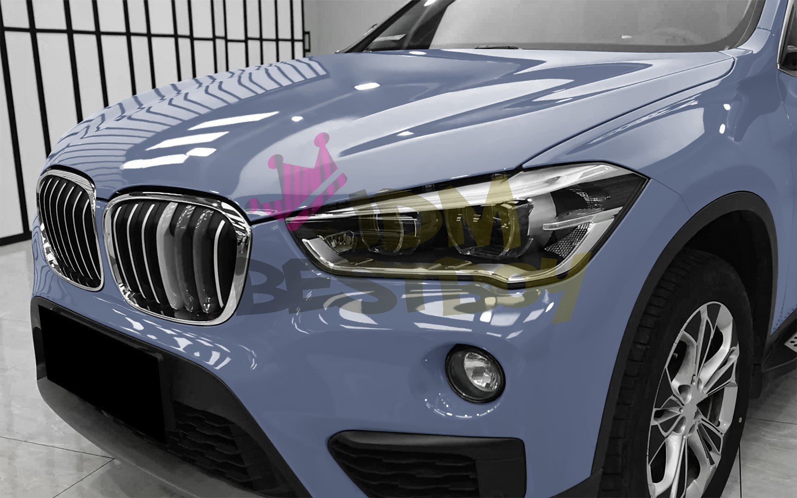 2FTx5FT PPF Space Gray Gloss Color Vinyl Paint Protection Film Scratch Car Wrap