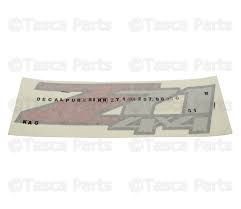 Genuine GM Pickup Box Side Rear Decal 25798300