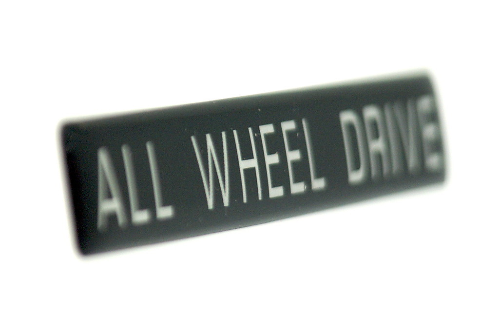 ALL WHEEL DRIVE EMBLEM SATIN