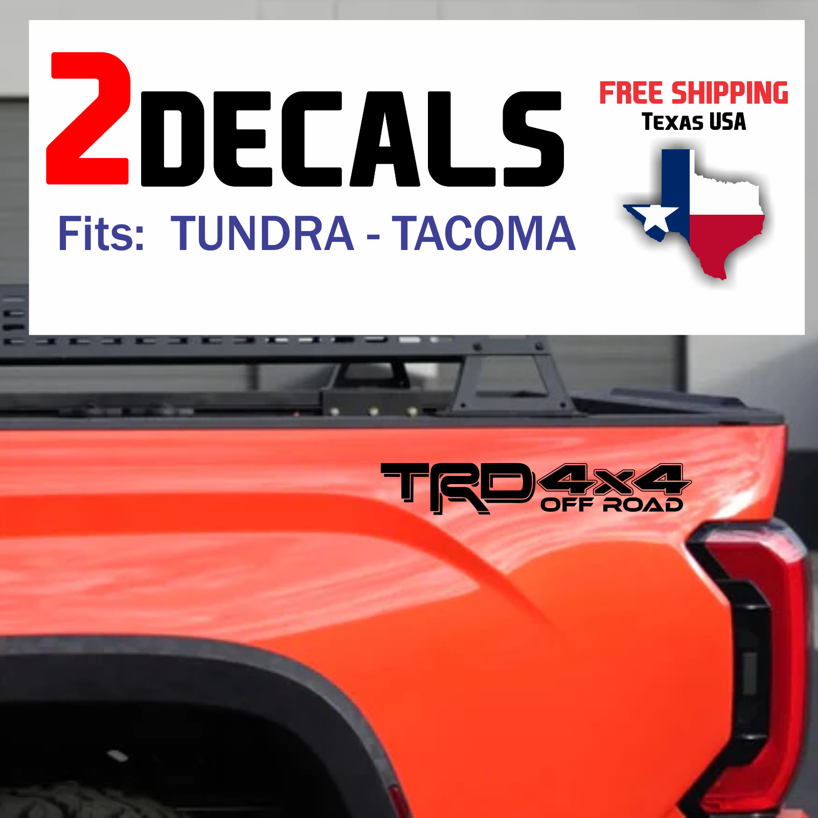 Toyota TRD 4×4 Off Road Tacoma Tundra Truck decal sticker