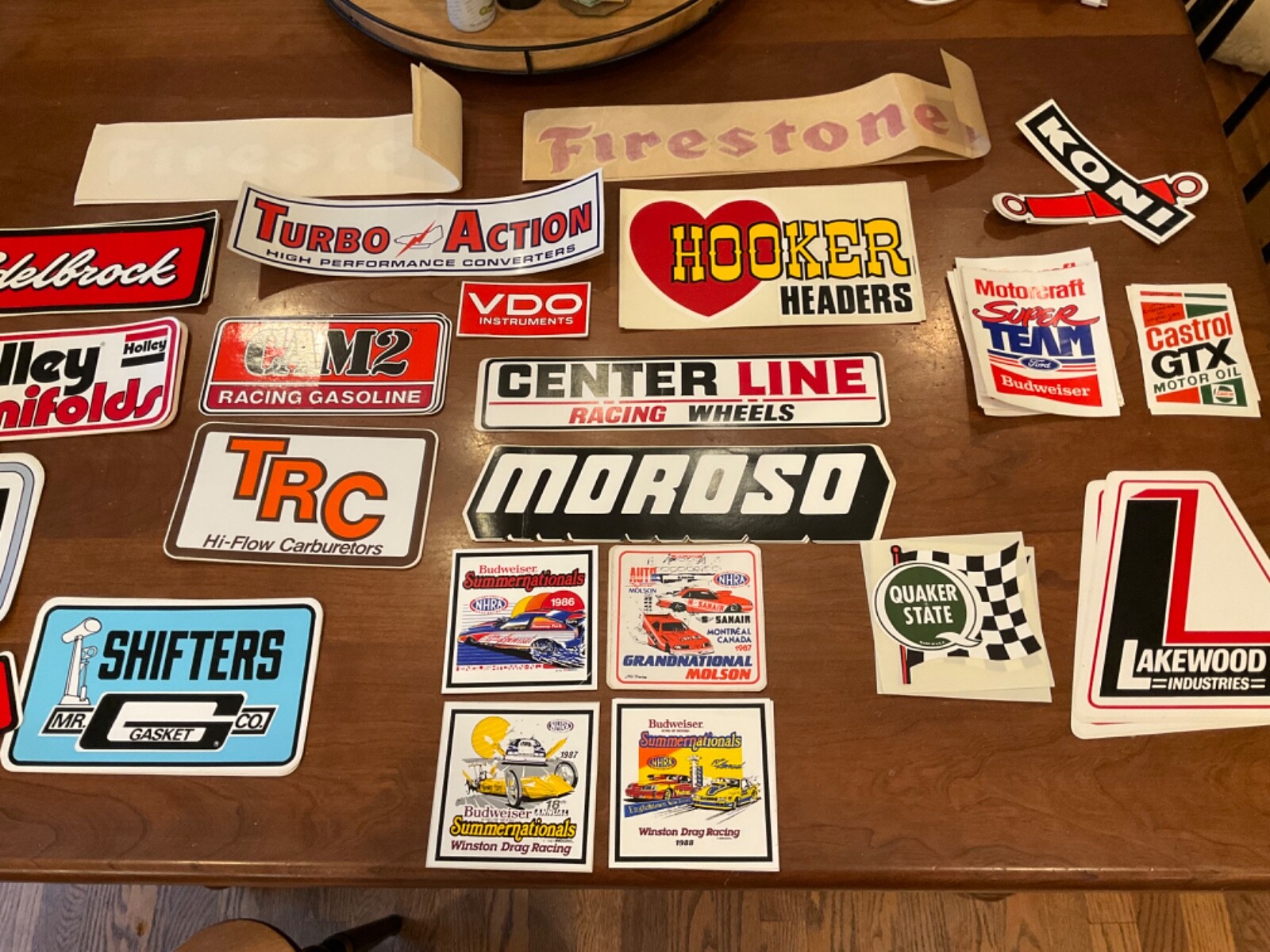VINTAGE 1970-80s NHRA AUTO RACING DECALS STICKERS: U CHOOSE