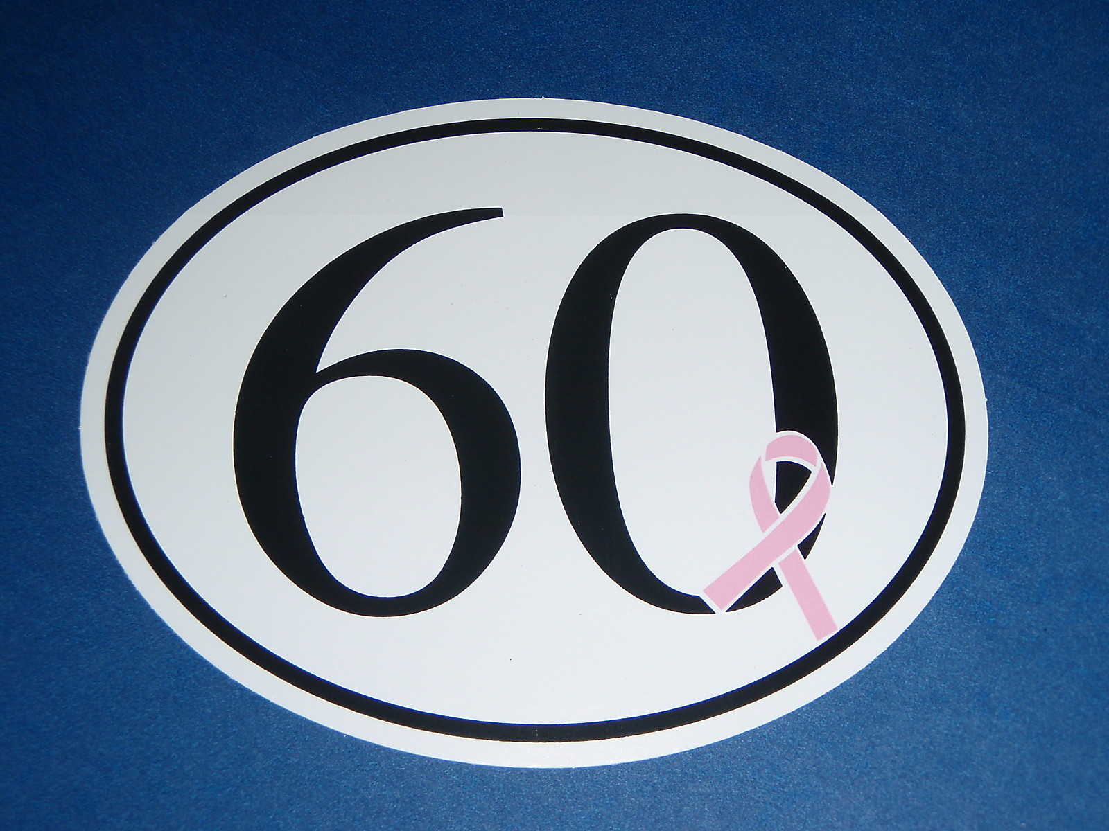 Breast Cancer Pink Ribbon 60 Mile 3 Day Walk Car Vinyl Window Decal Sticker