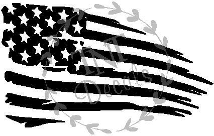 Distressed Flag Decals