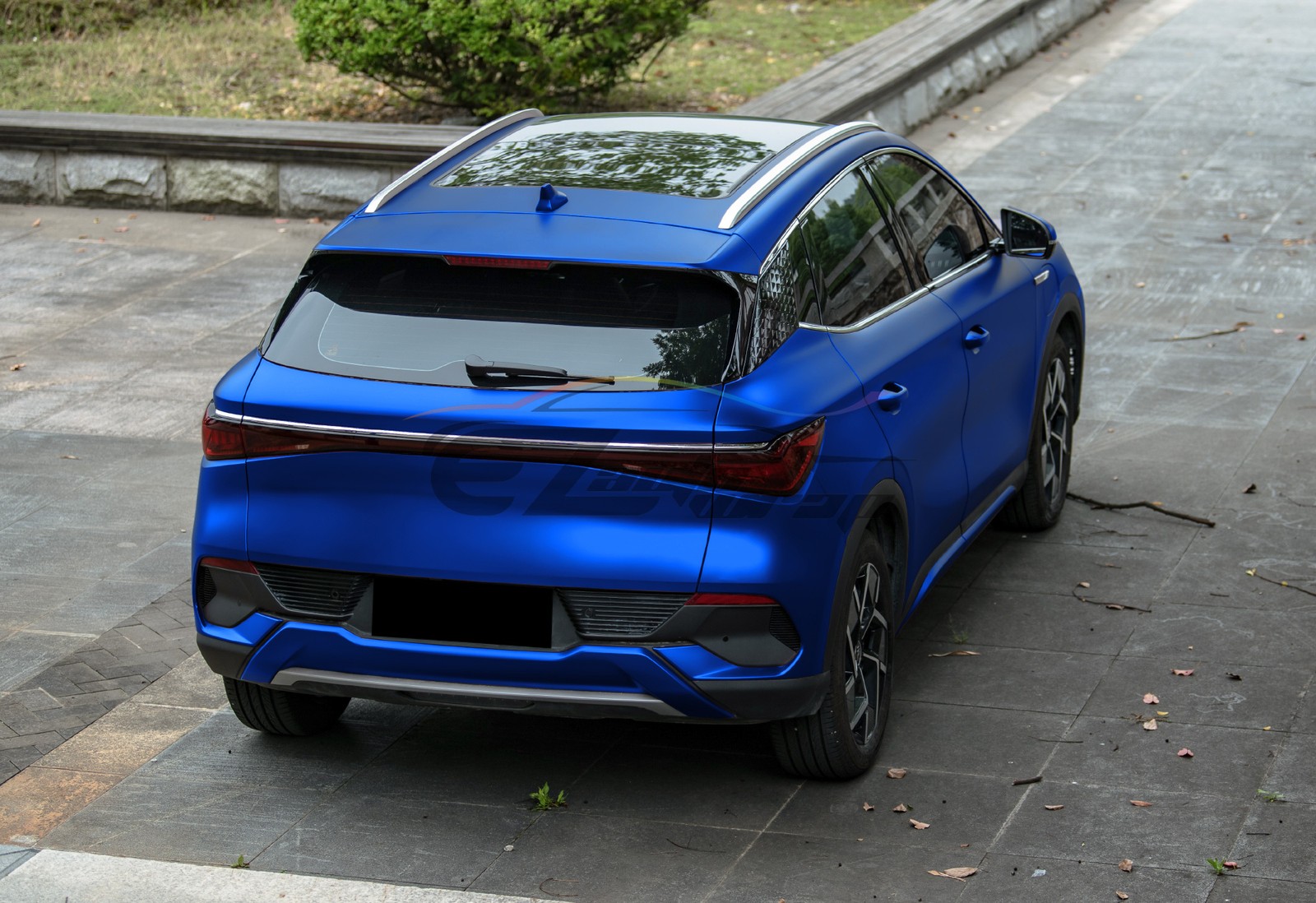 Matte Metallic Cobalt Blue TPU PPF Paint Protection Film Dry Wet Auto Vinyl Wrap