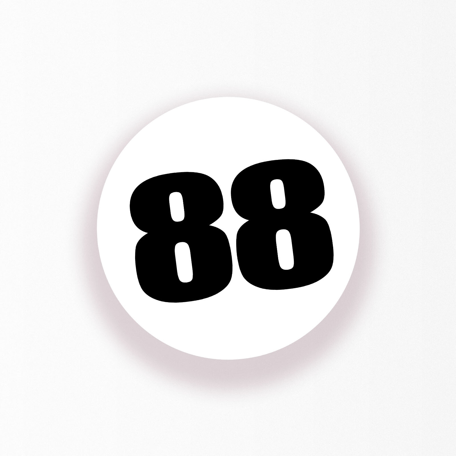 2 pcs Custom Magnetic Racing Numbers – Waterproof & Mud-Proof Decals Tight Fit