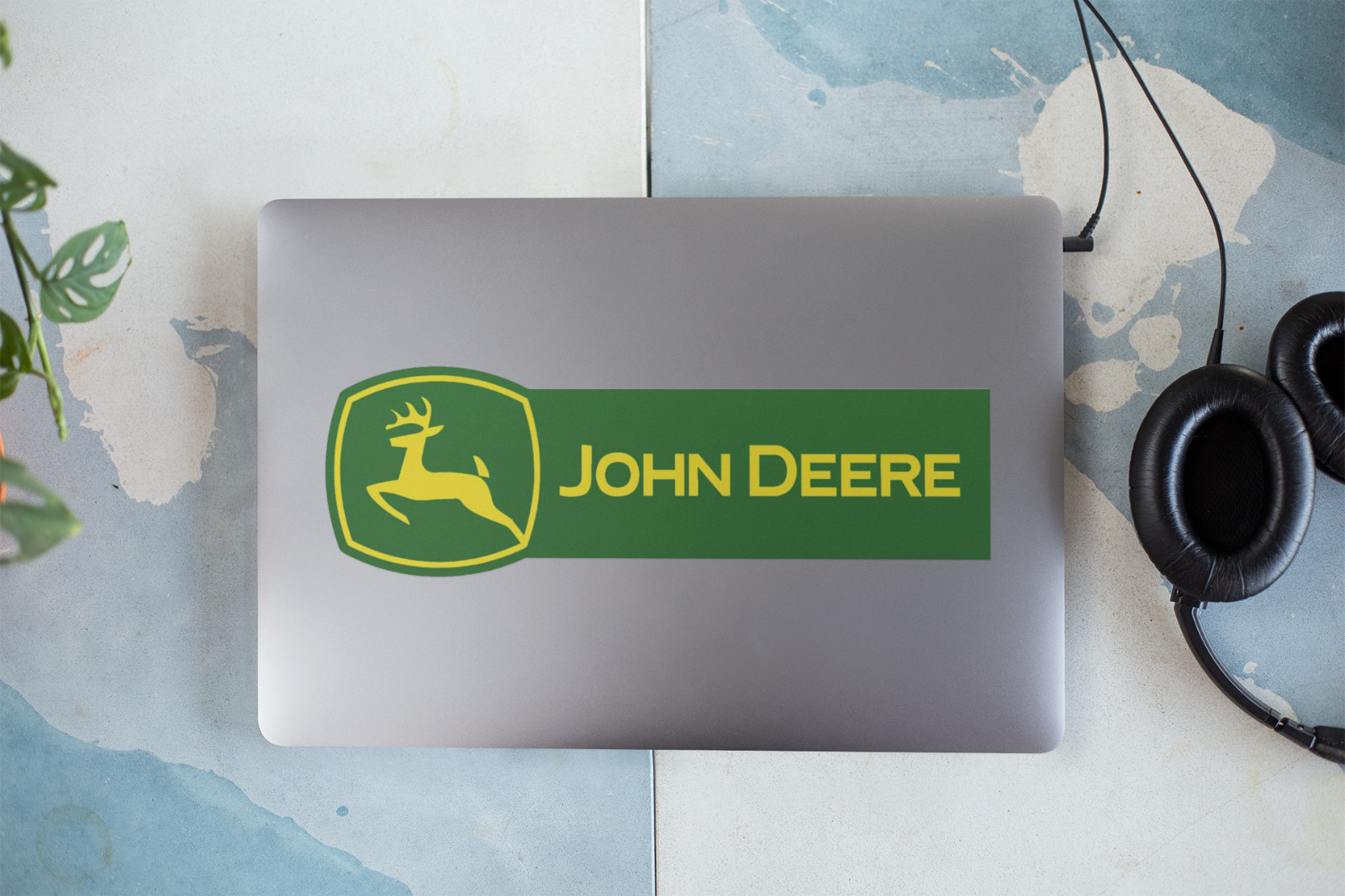 JOHN DEERE Vinyl Decal Laptop Tractor Toolbox Truck Sticker Multiple Sizes NEW