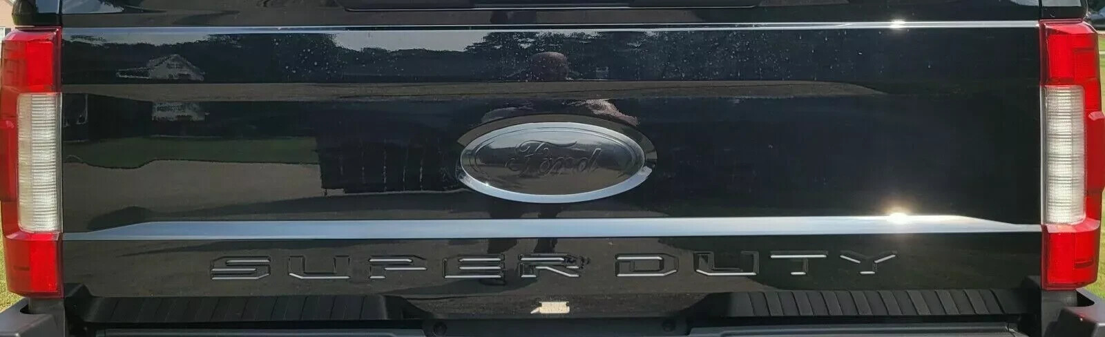 RED Tailgate Insert Letter Decal Vinyl for Ford F-250 F-350 Super Duty 2017-2021