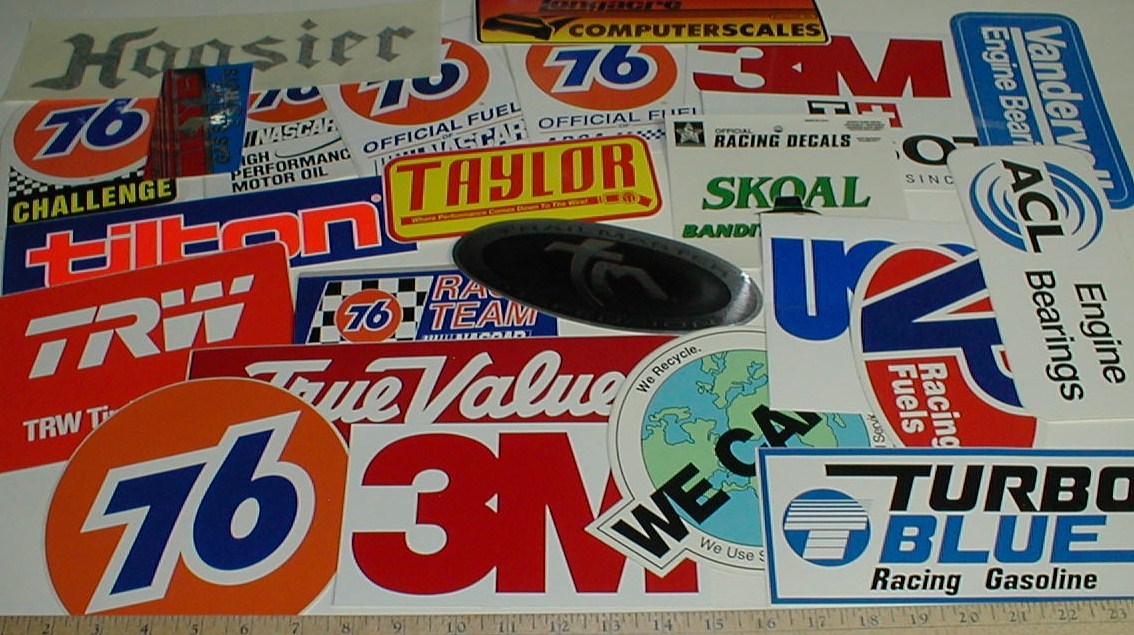 30 Full size New Hot Rod Drag Racing speed shop decal sticker lot MSD MAHLE ARP