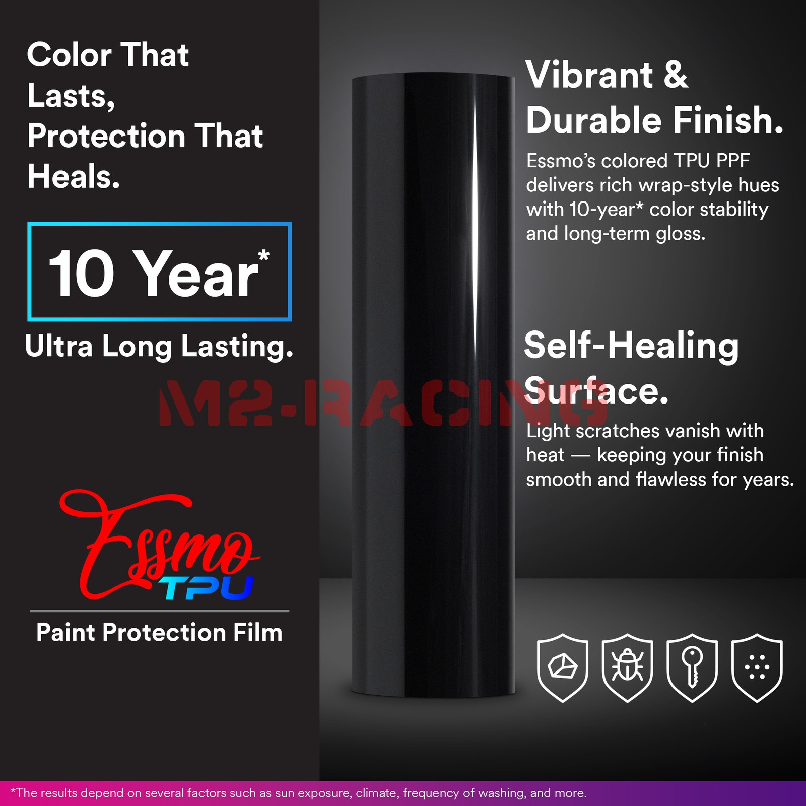 TPU Color Gloss Misty Purple PPF Paint Protection Film Dry Wet Apply Vinyl Wrap