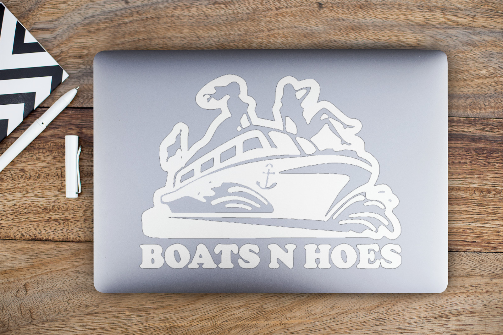 Boats and Hoes Boat Decal Graphic Car Window Auto Truck Trailer Sticker