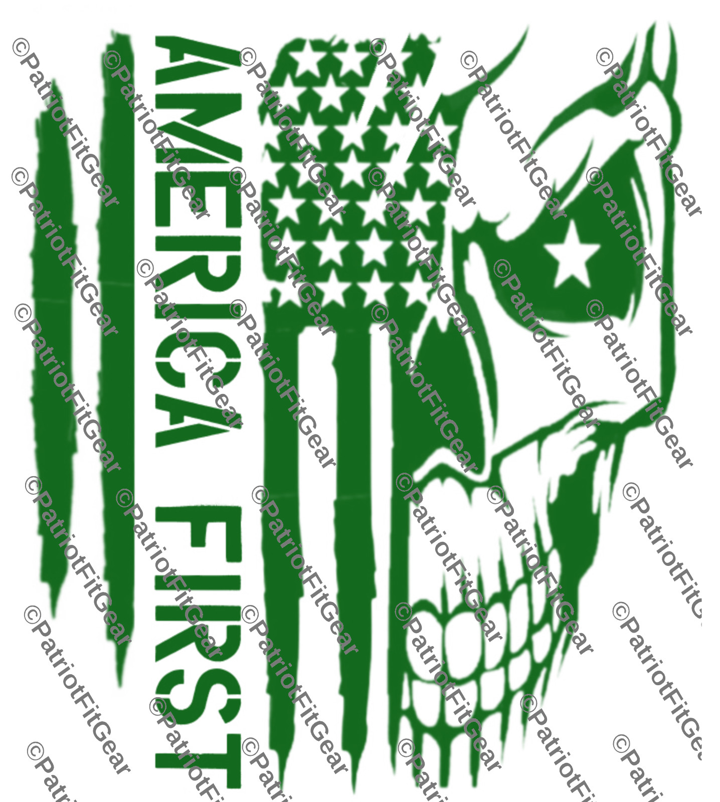 America First,Death Skull,Flag,We The People,MAGA,Liberty,Custom Vinyl decal