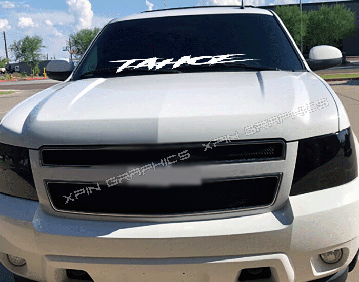 Tahoe Vinyl Windshield Banner Decal Sticker Top/Bottom/Back Window Fits Chevy
