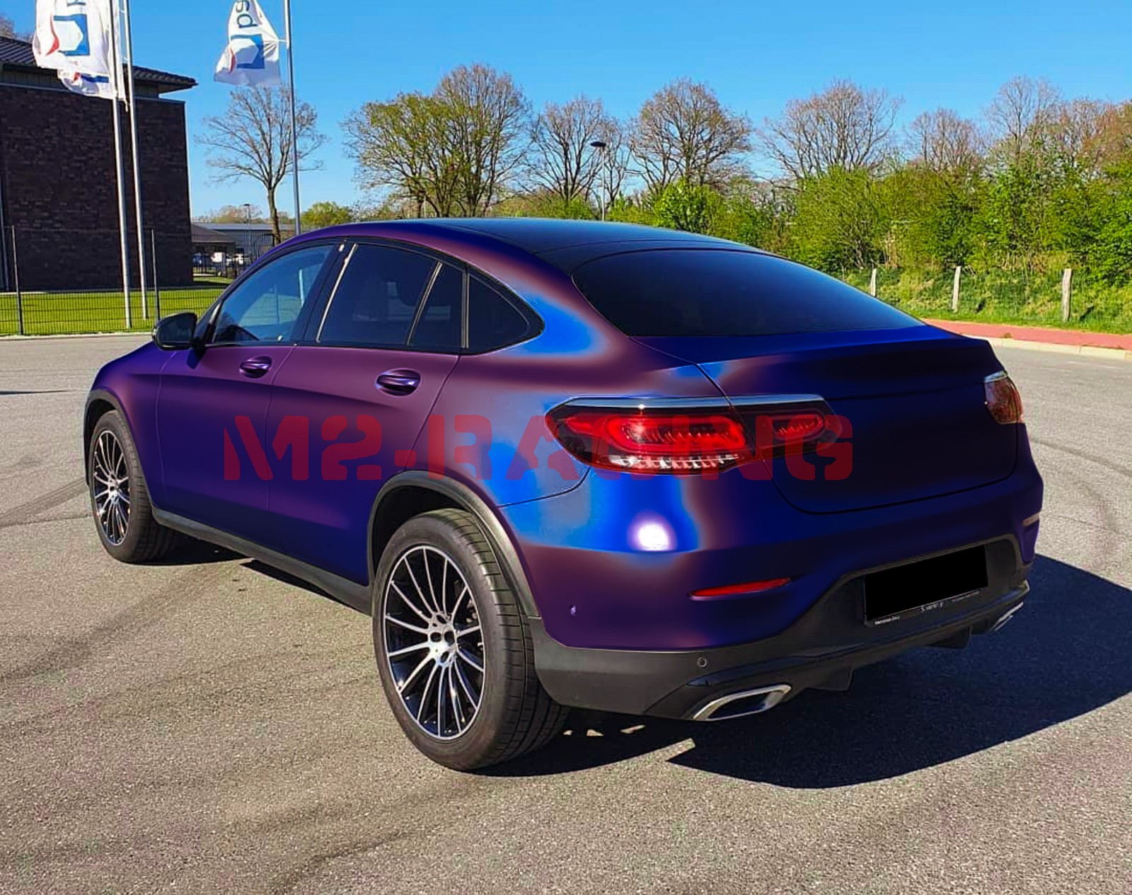 Laser Flip Gloss Purple Metallic Glossy Rainbow Holographic Vinyl Wrap Sticker