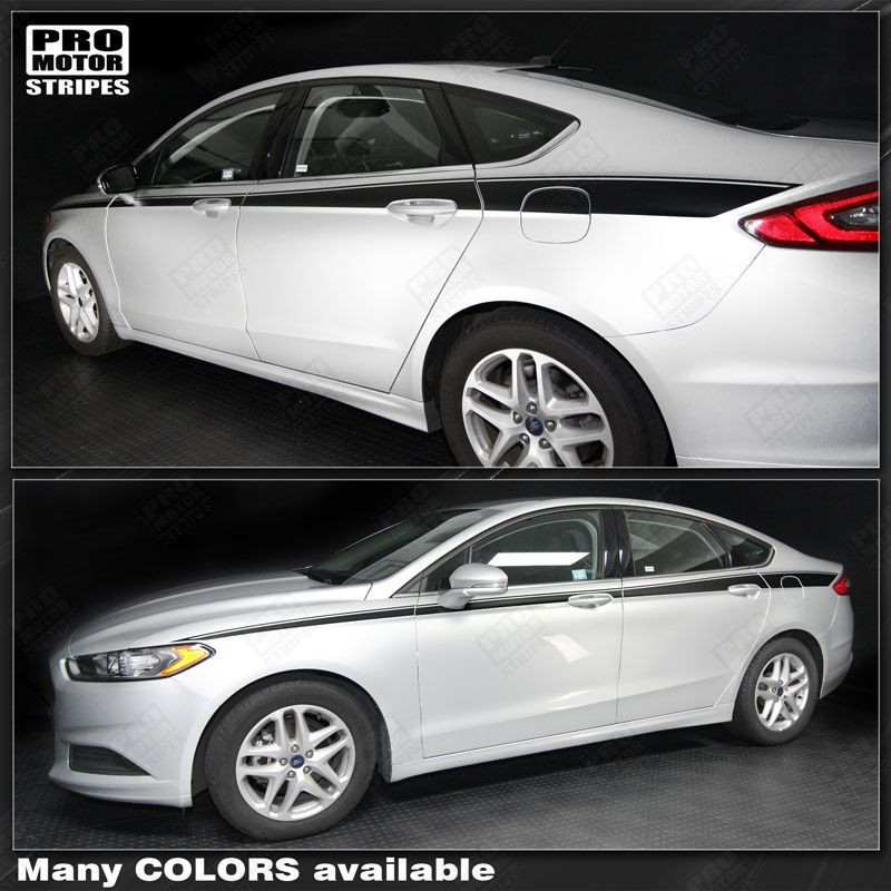 FORD FUSION Javelin Side Accent Stripes Decal 2013 2014 2015 2016 2017 2018 2019