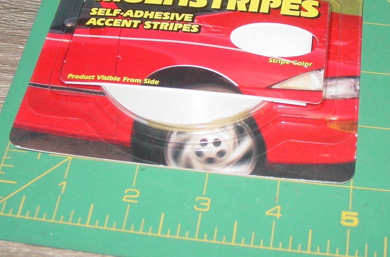 72′ Vinyl Pin Stripe White 3/16″ Multi-Line Car Tape Decal Stickers NOS USA