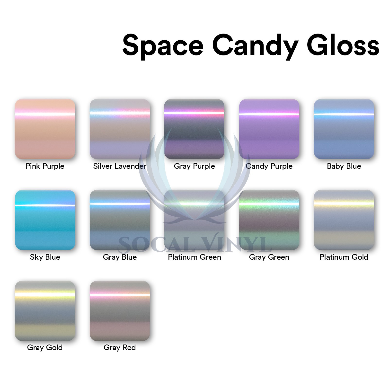 Space Candy Gloss Gray Red Metallic Sticker Decal Car Vinyl Wrap Sheet Film DIY