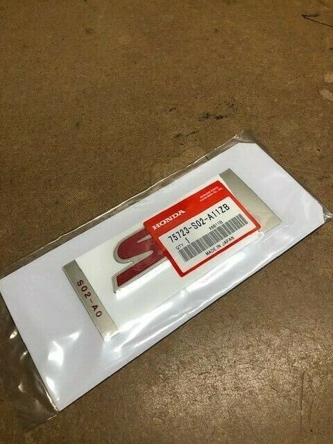 99-00 Honda Civic SI OEM Rear Decal EM1 JDM Emblem NEW SEALED 75723-S02-A11ZB