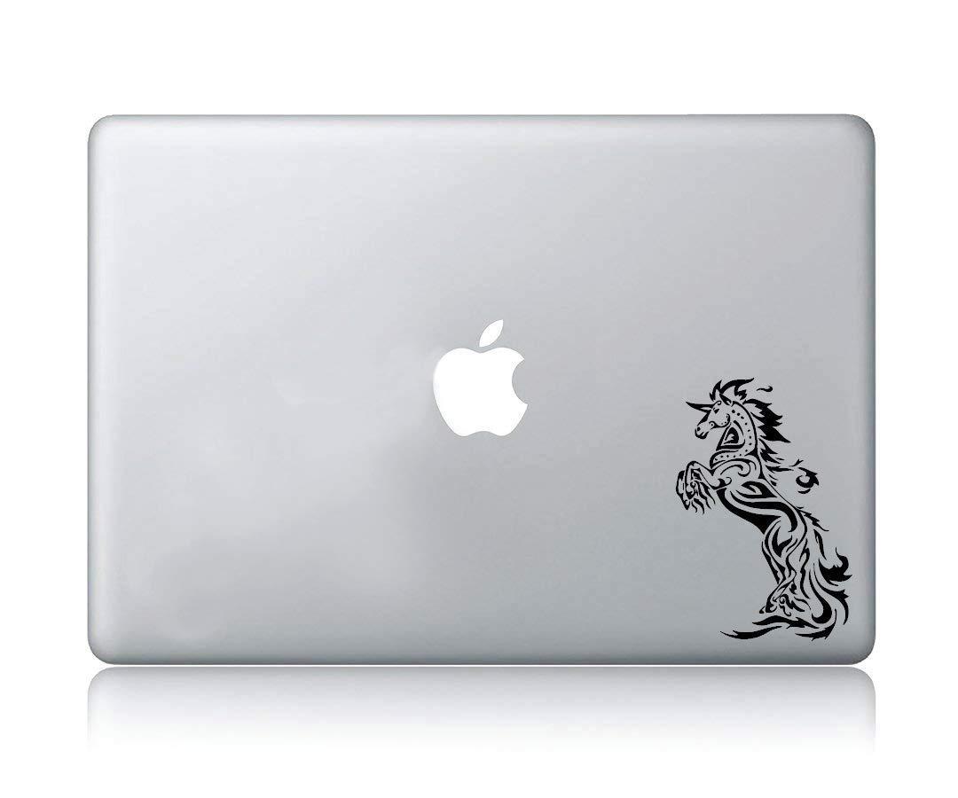 Beautiful Horse Tattoo Art Animal Decor Vinyl Decal 6″ Black
