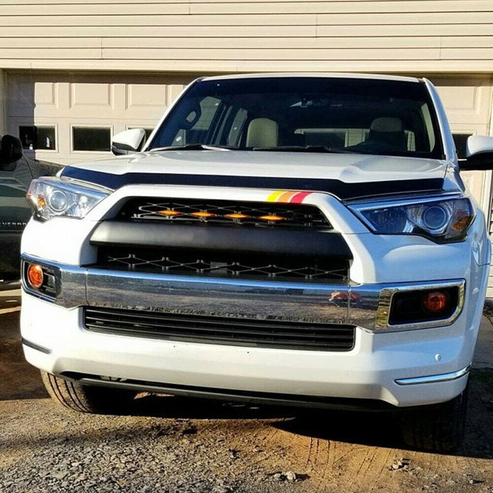 Tri-Color Stripe Decal Sticker For Toyota Tacoma Tundra 4Runner FJ Cruiser RAV4