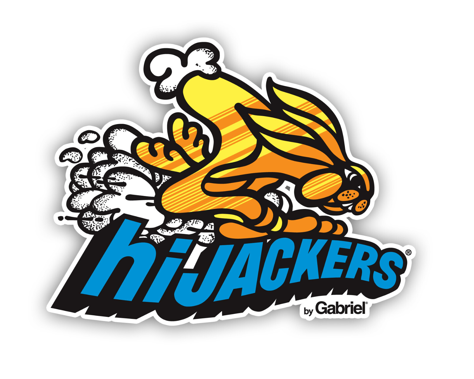 4×5 inch HiJackers 70’s hot rod, gasser, NHRA, drag racing, street machine decal