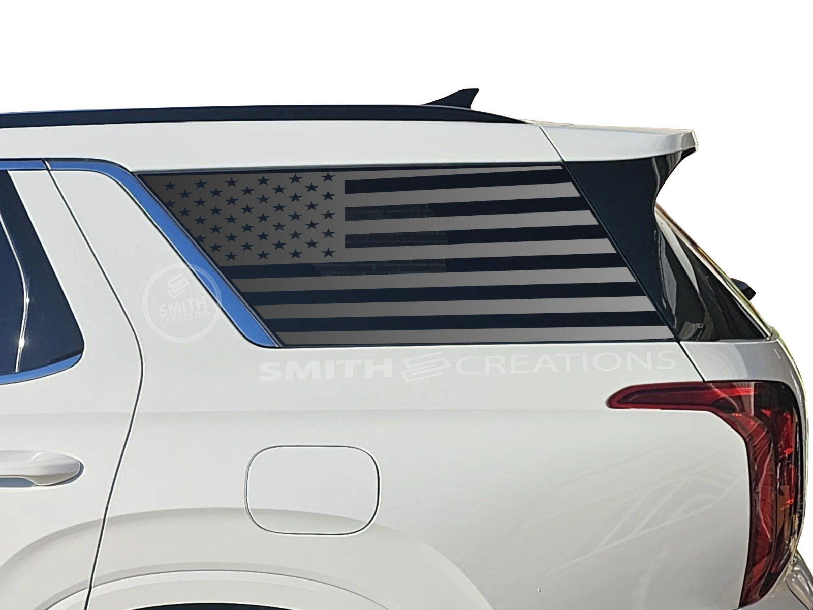Fits 2020- 2026 Hyundai Palisade Standard American Flag Vinyl Decals USA
