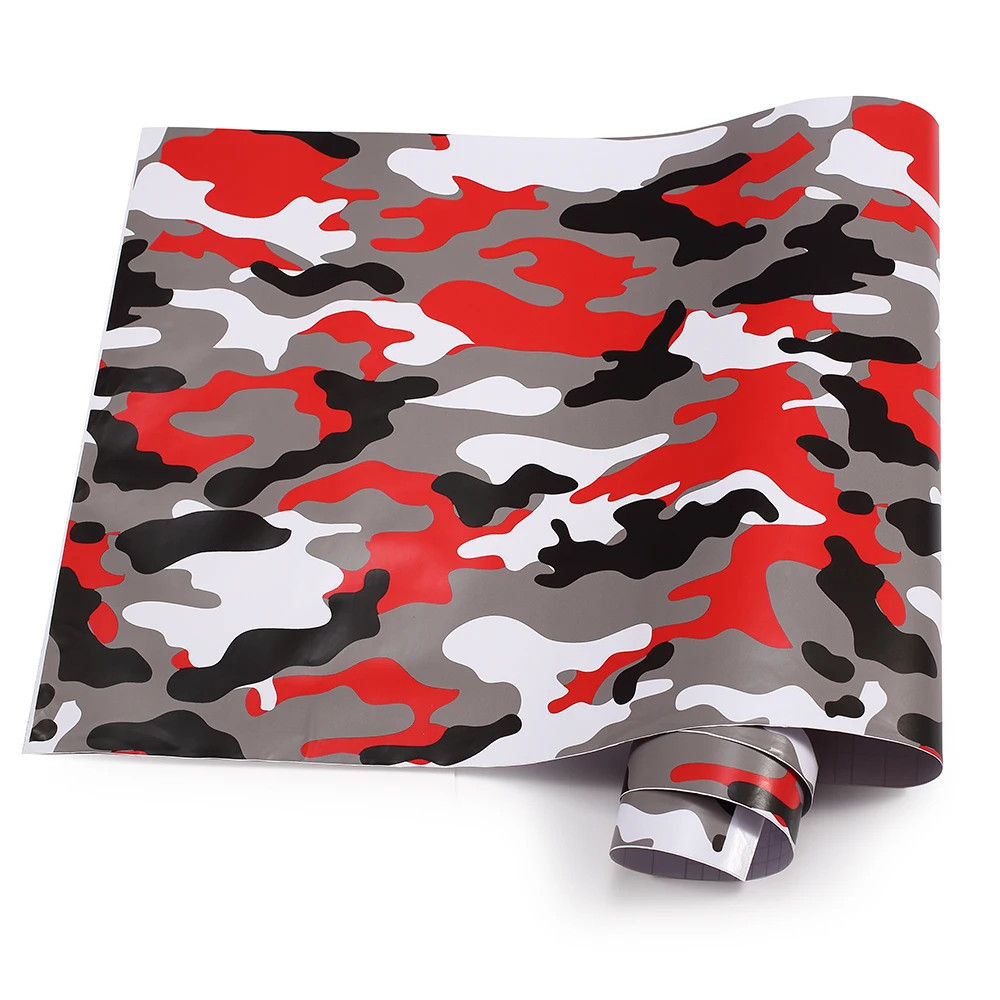 Camo Shadow Camouflage Vinyl Car Wrap Air Release Film Sticker Decal Sheet
