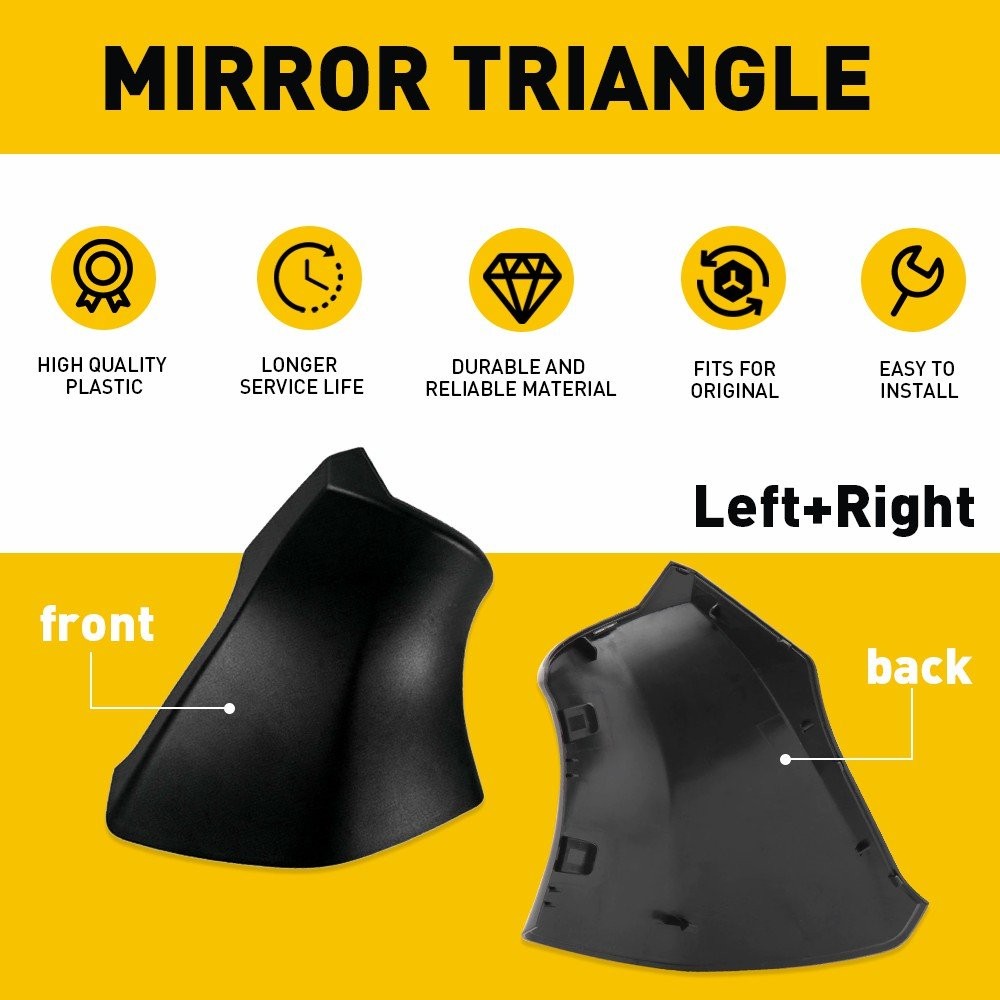 2/Left & Right Side Rearview Mirror Tri Base Cover For Toyota Highlander 20-2 J